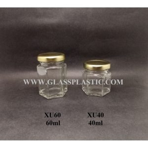 Hexagon Food Jar - 40ml & 60ml