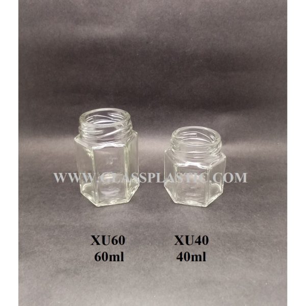 Hexagon Food Jar - 40ml & 60ml - Image 2