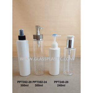 Cosmetic PET Plastic Bottle - 240ml & 300ml