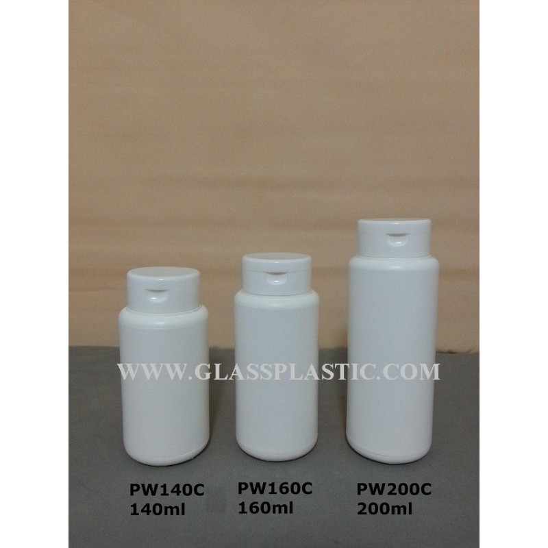 Powder Bottle (HDPE) : 140ml, 160ml & 200ml