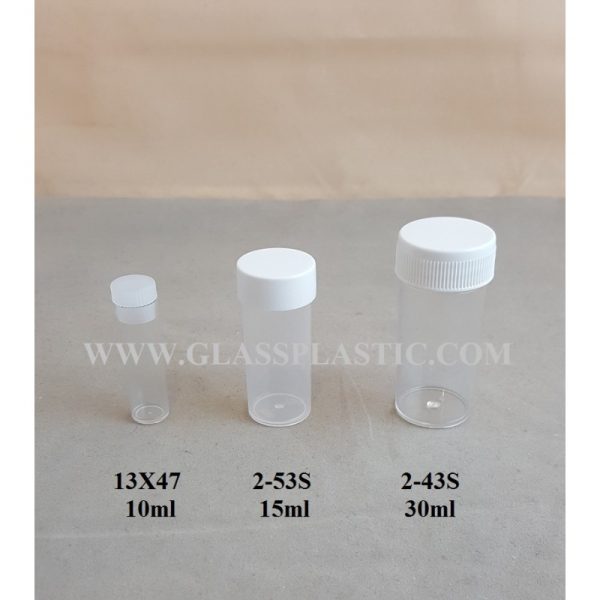 PS Pill Container - 30ml, 15ml, 10ml