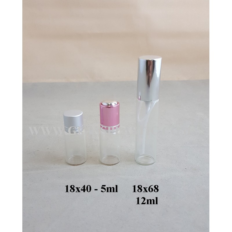 Perfume bottle tube – 5ml & 12ml