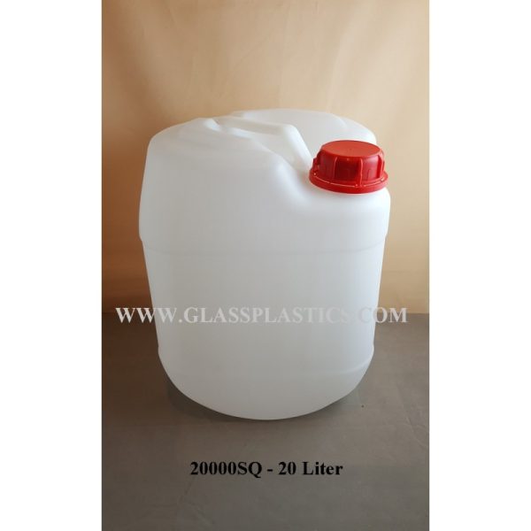 Square HDPE Container: 20 Liter