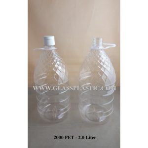 PET Plastic Bottle - 2.0 Liter