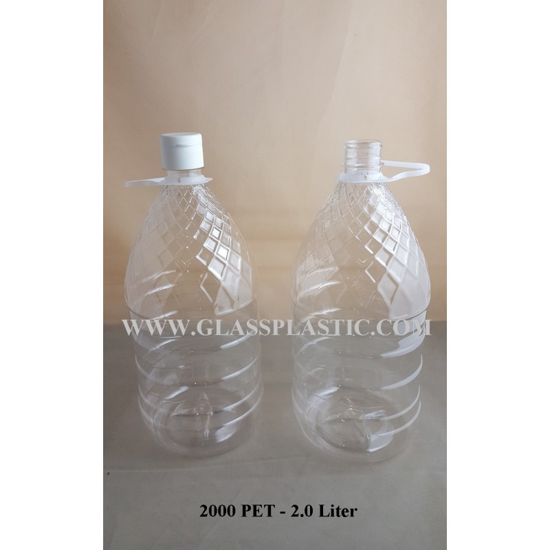 PET Plastic Bottle – 2.0 Liter