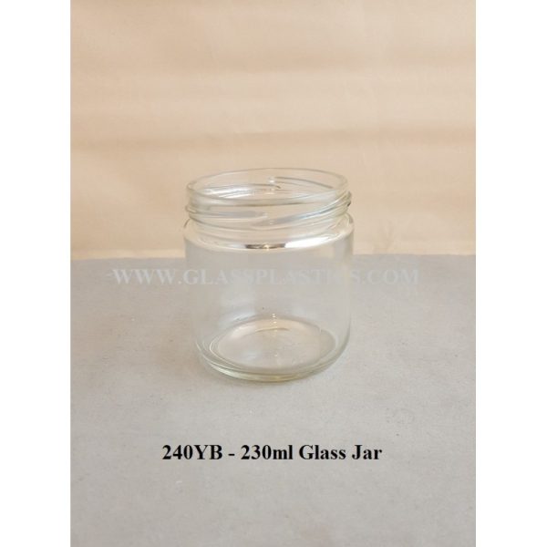 230ml Round Glass Jar - Image 2