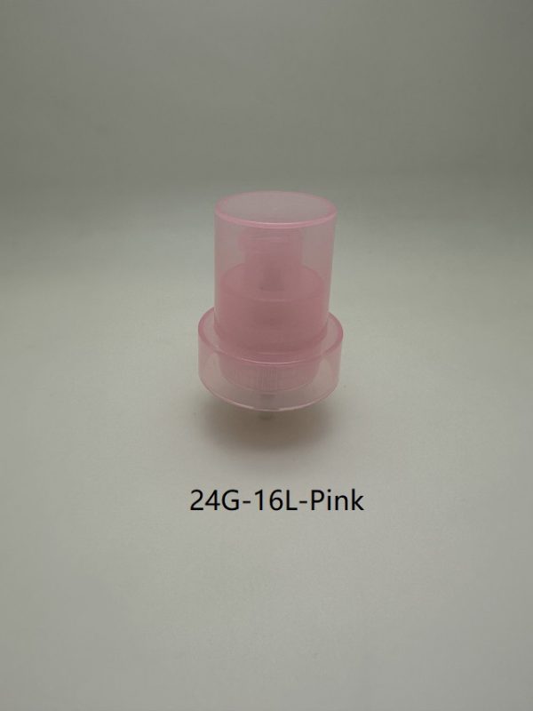 24mm Pink Lotion Pump Type 16
