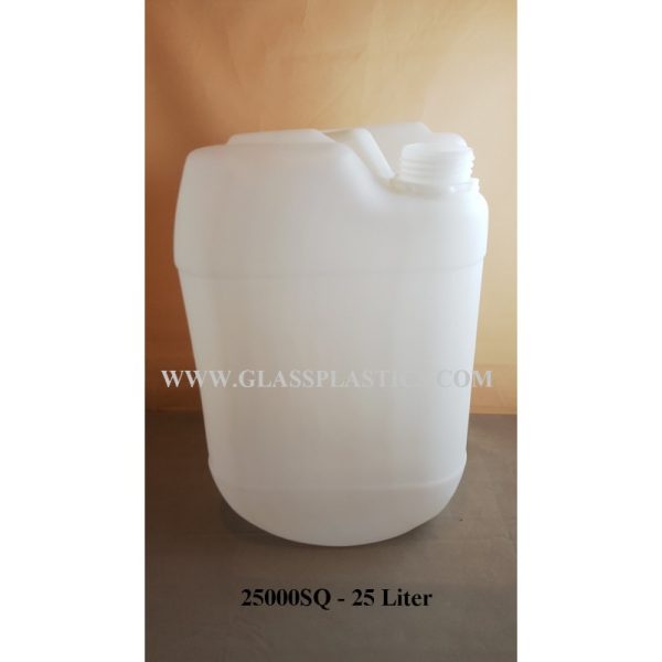 Square HDPE Container:  25 Liter - Image 2
