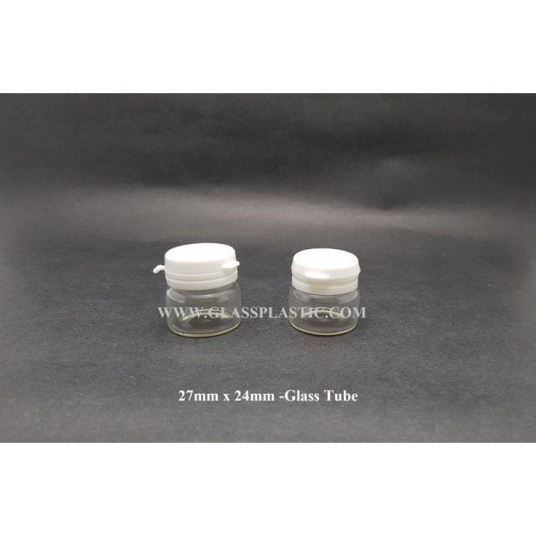 27x24 Tablet Glass Tube - 5ml