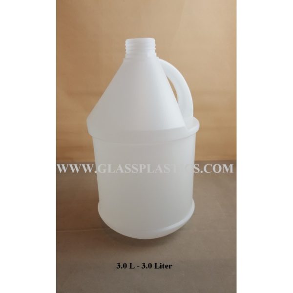 Round HDPE Container: 3.0 Liter - Image 2