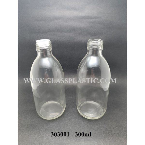 Clear Syrup Bottle - 300ml - Image 2