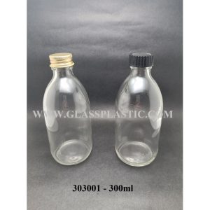 Clear Syrup Bottle - 300ml