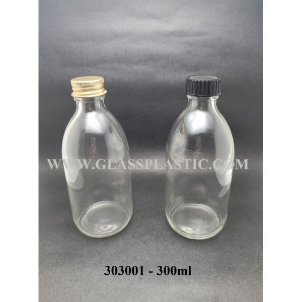Clear Syrup Bottle - 300ml