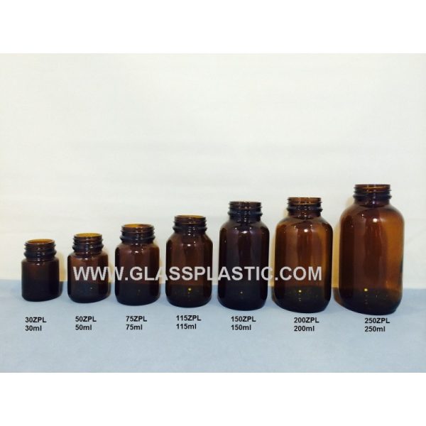 Tablet Glass Bottle (Seal Cap) - Image 2