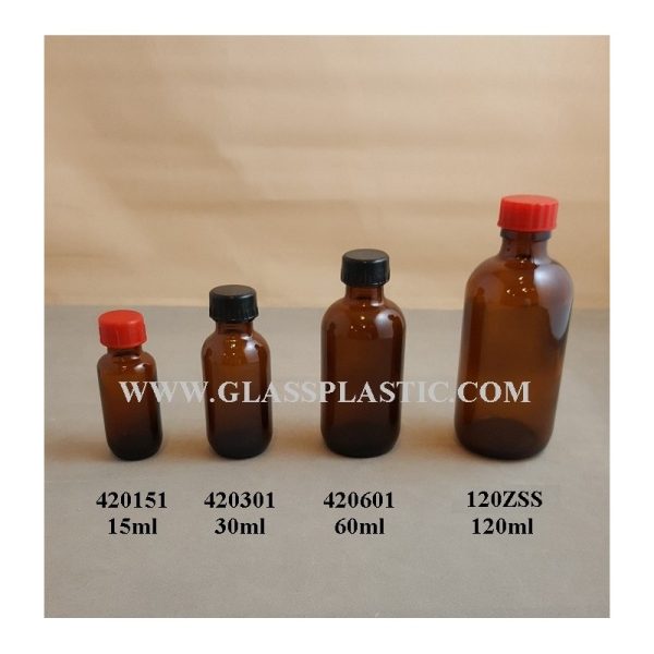 Amber Syrup Bottle - 42x Series
