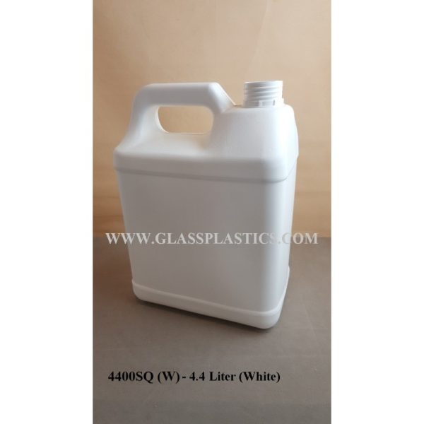 Square HDPE Container: 4.4 Liter - Image 2