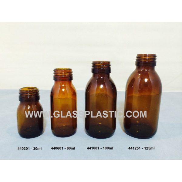 Amber Syrup Bottle - 44x-1 Series - Image 2
