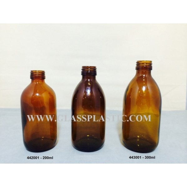 Amber Syrup Bottle - 44x-2 Series - Image 2