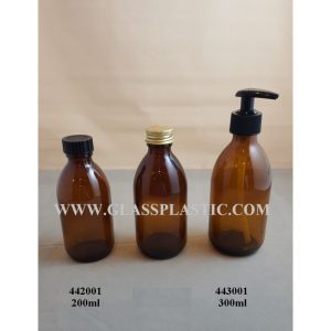 Amber Syrup Bottle - 44x-2 Series