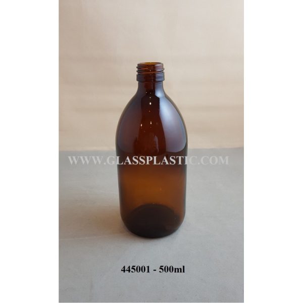 Amber Syrup Bottle - 445001 - 500ml - Image 2