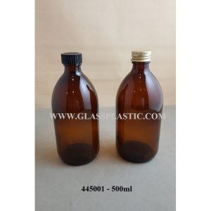 Amber Syrup Bottle - 445001 - 500ml