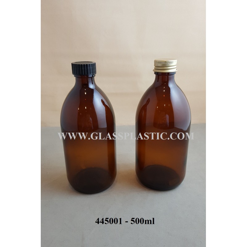 Amber Syrup Bottle – 445001 – 500ml