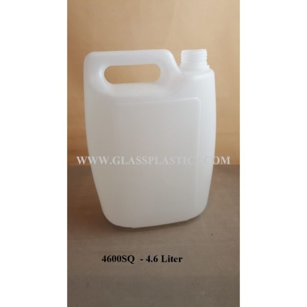 Square HDPE Container: 4.6 Liter - Image 2
