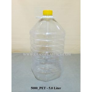 PET Plastic Bottle - 5.0 Liter