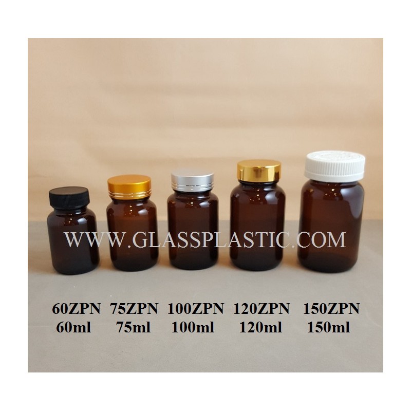 Tablet Glass Bottle (Screw Cap) -1