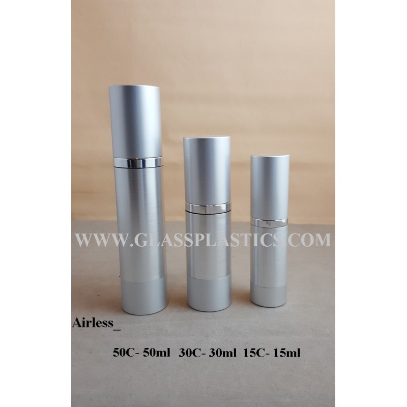 Airless Pump – Silver Chrome