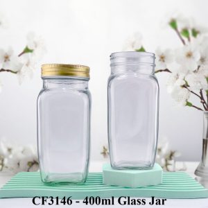 Square Food Jar - 400ml