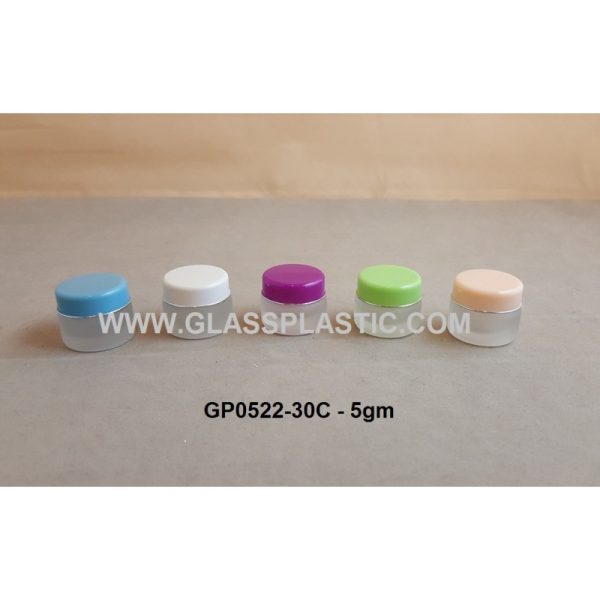 Cosmetic Glass  Jar - 5gm