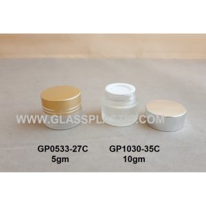 Cosmetic Glass Jar - 5gm & 10gm
