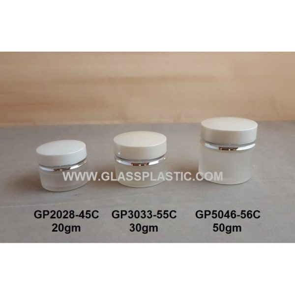 Cosmetic Glass Bottle & Jar - V2 Cap - Image 4