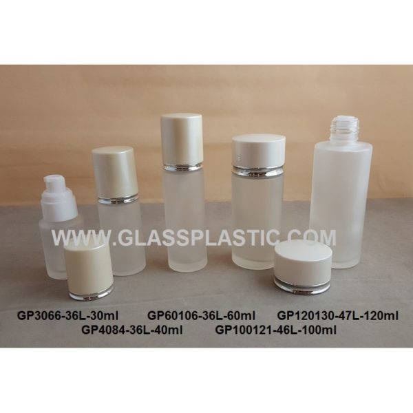 Cosmetic Glass Bottle & Jar - V2 Cap - Image 3