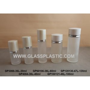Cosmetic Glass Bottle & Jar - V2 Cap