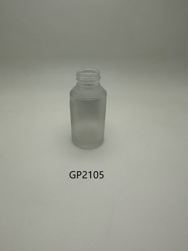 20ml Frosted Cosmetic Glass Bottle - Image 2