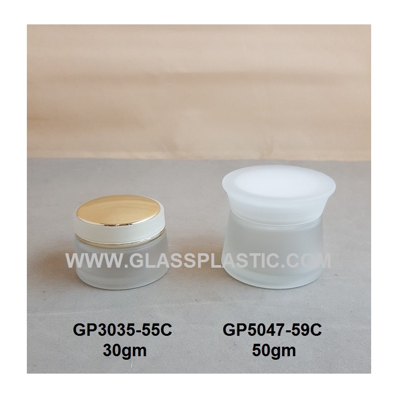 Cosmetic Glass  Jar – 30gm & 50gm