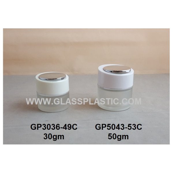 Cosmetic Glass Bottle & Jar - Slope Cap - Image 4