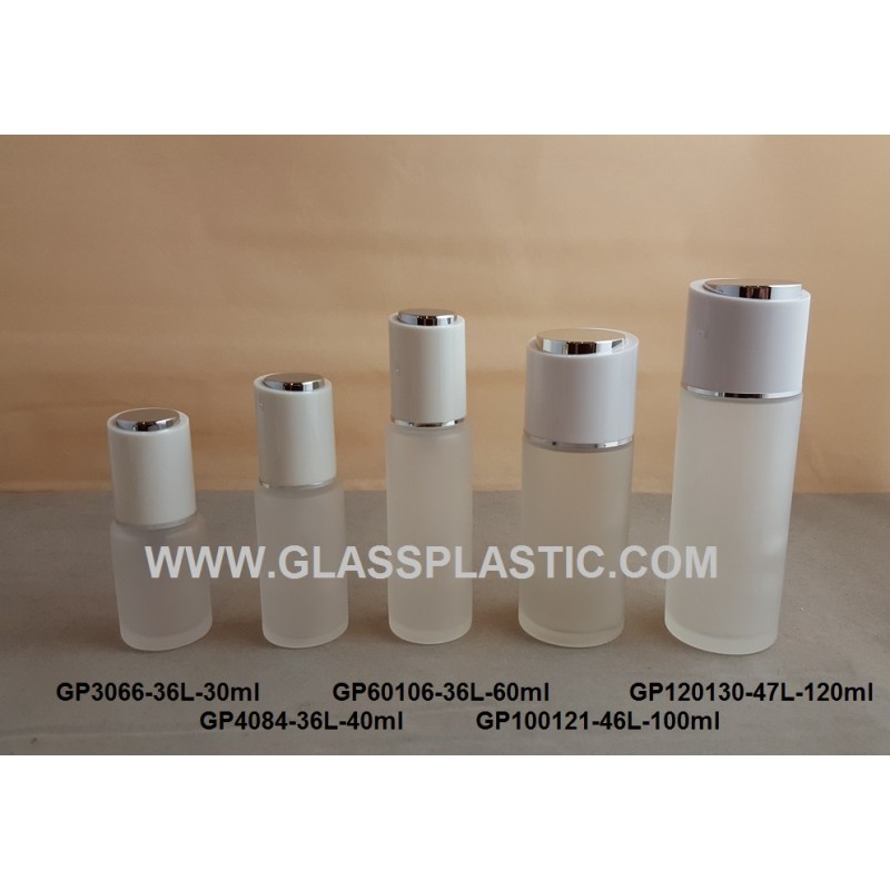 Cosmetic Glass Bottle & Jar – Slope Cap