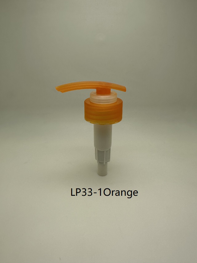 33mm Orange Lotion Pump