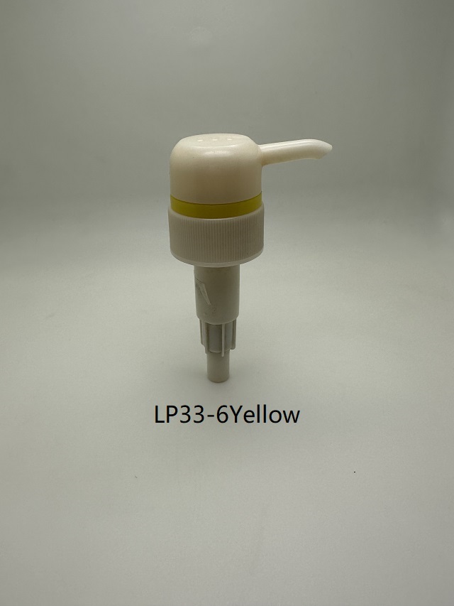 33mm Yellow Lotion Pump Type 6