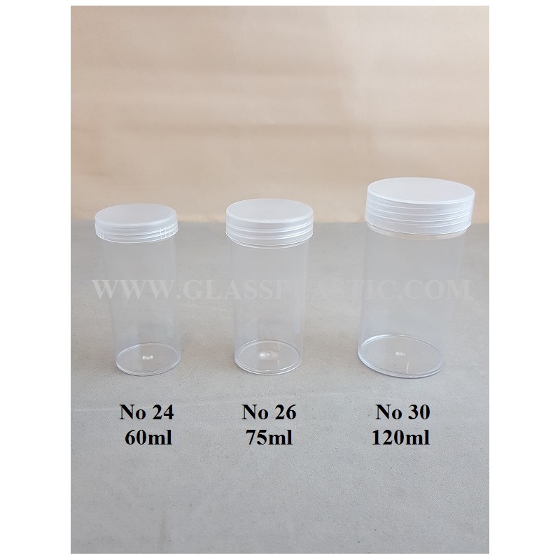 PS Pill Container – 60ml, 75ml, 120ml