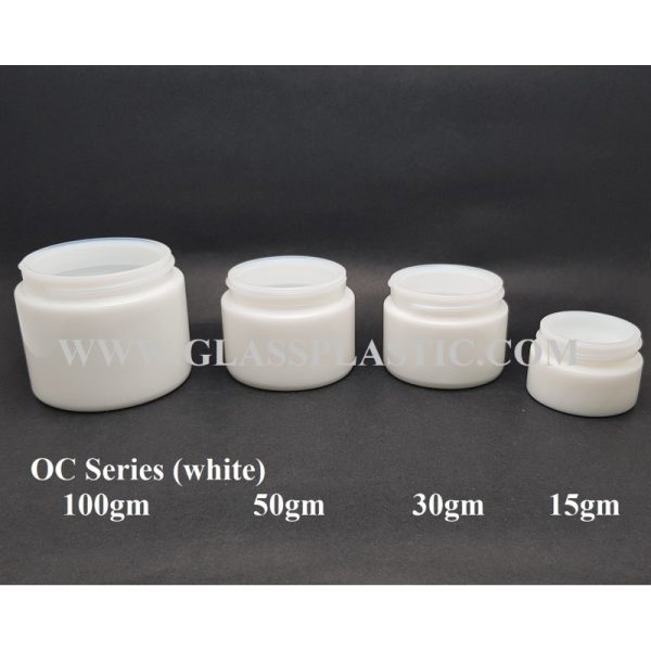 Cosmetic Glass  Jar - 15gm, 30gm, 50gm, 100gm (OC Series) - Image 2