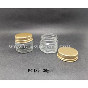 Hexagon Ointment Jar - 20gm