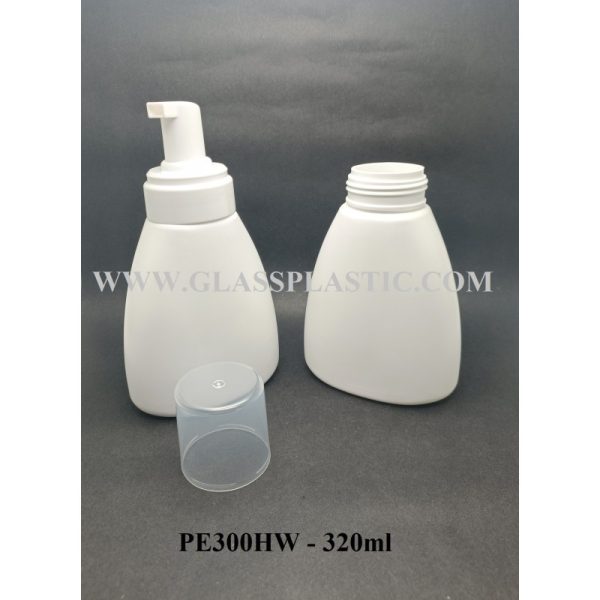 Foam Pump HDPE Bottle: 320ml (Oval) - Image 2