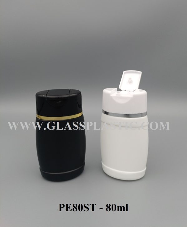 80ml HDPE Bottle with Flip Cap