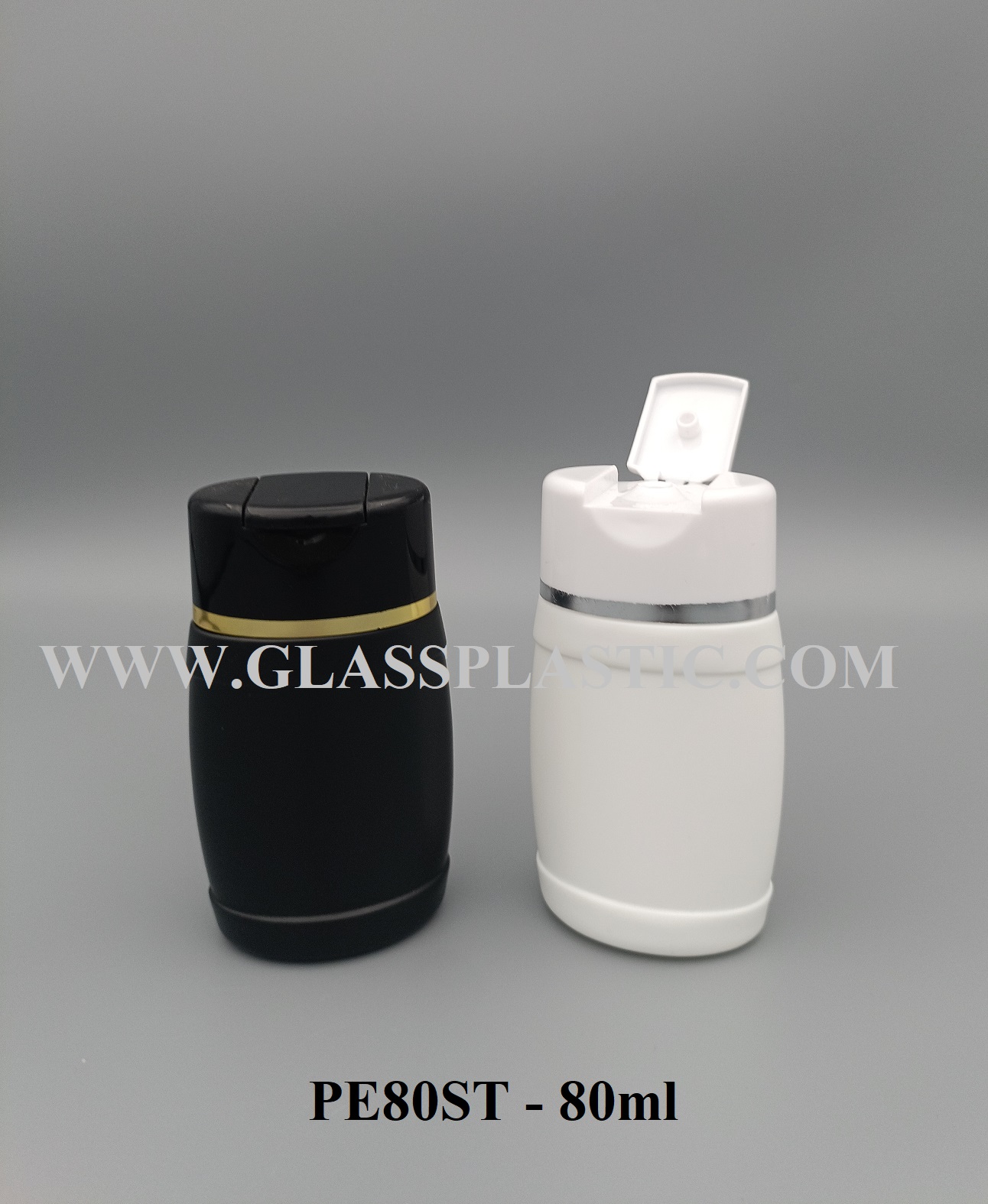 80ml HDPE Bottle with Flip Cap