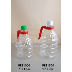 PET Plastic Bottle - 1.0 Liter & 1.5 Liter