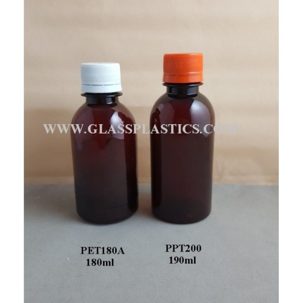PET Plastic Bottle -180ml ~ 190ml